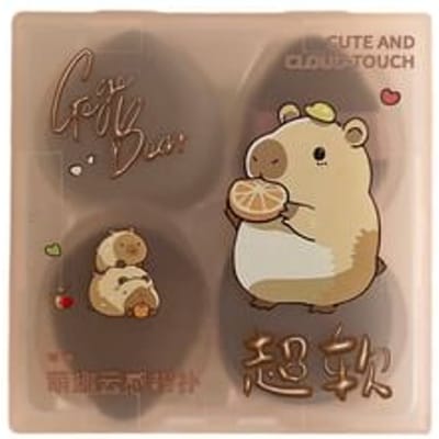 Gege Bear - BUY 3 GET 40% OFF - Cute and Cloud-Touch Powder Puff - 3 Types #01 Kapibala