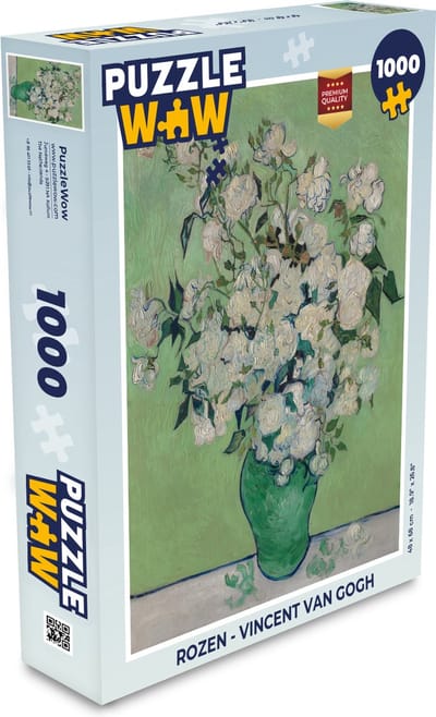 Puzzel Rozen - Vincent van Gogh - Legpuzzel - Puzzel 1000 stukjes volwassenen