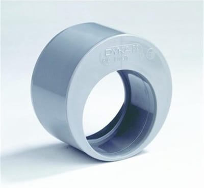 Dyka Verloopring excentrisch PVC 50 x 32mm