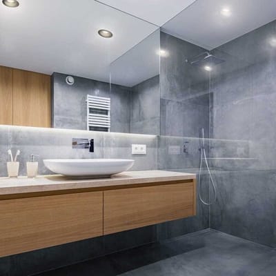 Set van 3 HOFTRONIC Mari - LED inbouwspot verdiept Zwart - 4000K Neutraal wit - Verwisselbare GU10 5 Watt 400 Lumen - Dimbaar - IP65 waterdicht - Voor binnen en buiten - Zaagmaat:67-75mm - Inbouwdiepte: 111mm - Voor binnen - badkamer en buiten