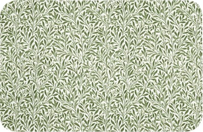 Badmat 60x40 cm - Antislip - Botanisch - Takken - Groen - Badmatten voor badkamer - Badkamermat - Douchemat - Badkamer mat