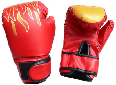 JHUBERS- Kickbokshandschoenen Rood - Vechtsport - Bokshandschoenen - Training - Muay Thai - Geschikt voor Martial Arts - Hoogwaardige PU