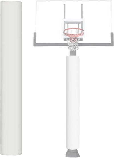 Basketbalpaal Bescherming - Paal Kussen - Spelers Beschermen - Schokabsorberende Vulling - 2 cm Dik - Zwart