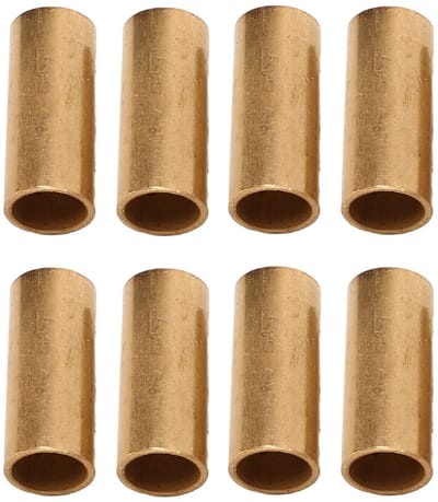 Dailygoods- Bladveerbussen 8 Stuks - Vervanging voor Aanhangwagen - Schokabsorptie - Geluidsdemping - Bronsmateriaal - Binnendiameter 9/16 inch - Oogveerbussen