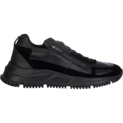 Baskets iceberg en cuir italien nouvelle collection tout noir - Taille: 40 black