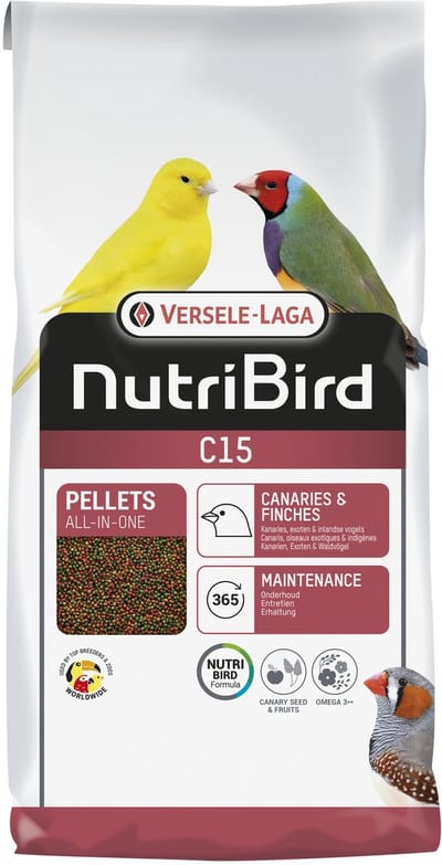 Versele-Laga Nutribird C15 Kanarie Onderhoudsvoer - Vogelvoer - 10 kg