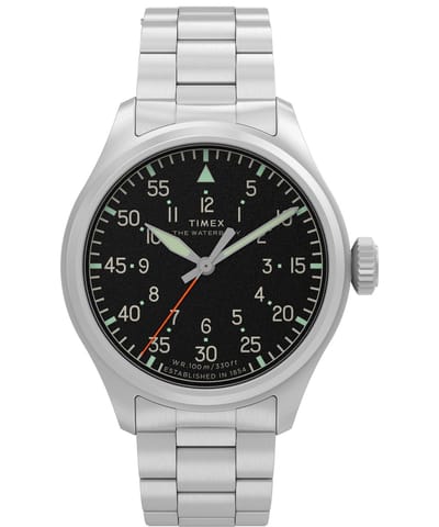 Timex Waterbury Traditional TW2Y70300 Horloge - Staal - Zilverkleurig - Ø 41 mm