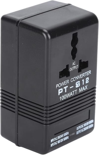 Dailygoody - Spanningsomzetter - Step Up Power Adapter - 100W - Compact formaat - AC 100v-120v naar 220v-240v - Ideaal voor reizen - Model PT-S12