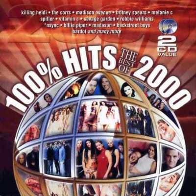 CD VARIOUS - 100% Hits Best of 2000 9548392262 Warner Music Au 2000 Australië Rap & Hip-Hop/R&B Gebruikt gray