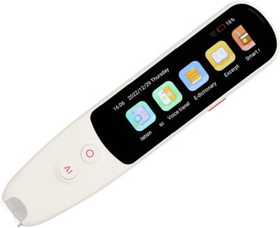 Slimme Scanner en Vertaler Pen voor 134 Talen met WiFi en Woordenboek