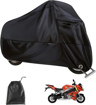 ApexArte® Motorhoes Waterdicht Buiten - Scooterhoes - Universeel - Zwart