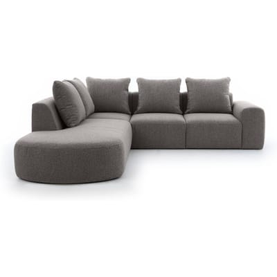 Hoekbank Arrezzo Big links bouclé | NADUVI Collection