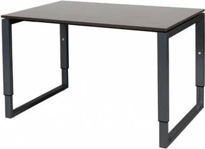 Verstelbaar Bureau - Plus 120x80 logan - zwart frame