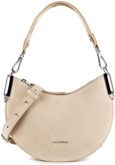 Coccinelle Sunup Schoudertas Leder 25 cm - Dames - sandshell