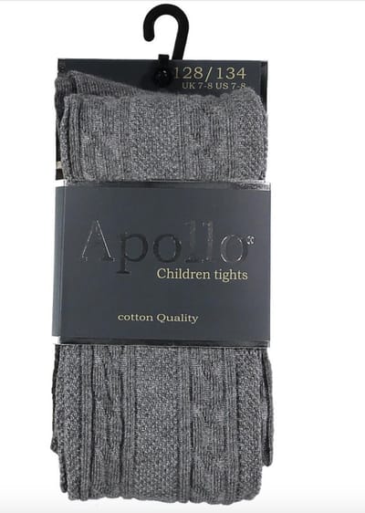 Apollo maillot cable grijs maat 116/122
