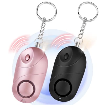 carmdering - Persoonlijke Alarm -140dB Persoonlijke Veiligheidsalarm - Voor Vrouwen, Kinderen en Bejaarden - Verjagen/Afschrikken/Zelfverdediging - 2 Stuks