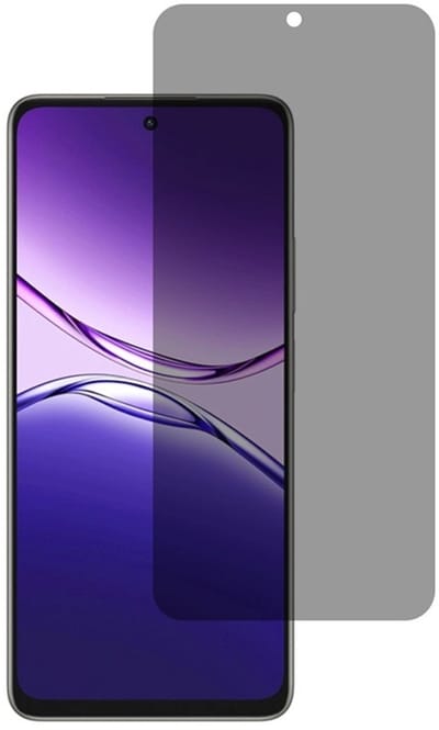 Coverup Screen Protector - Geschikt voor OPPO A5 Pro 5G Screen Protector - Coverup Privacy Tempered Glass - Transparant