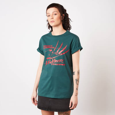 A Nightmare On Elm Street Welcome To My Nightmare Women's T-Shirt - Forest Groen - XS
