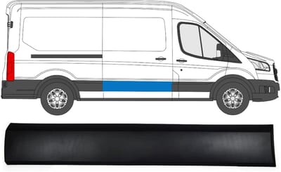 Sierlijst schuifdeur voor Ford Transit 2014- / Rechts