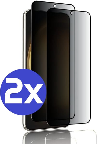 ArmorDrop Privacy Screenprotector Geschikt Voor Samsung S23 - Gehard Glas - 2 Stuks