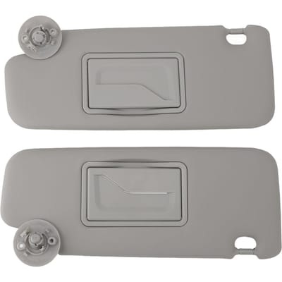 1 Paar Auto Zonneklep UV-Blokkerend Grijs Links Rechts Zonneklep met Spiegel voor SONIC 2012 ‑ 2020 gray