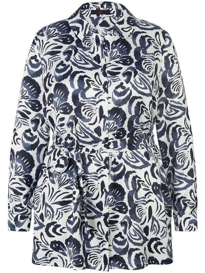Lange blouse Van Emilia Lay wit