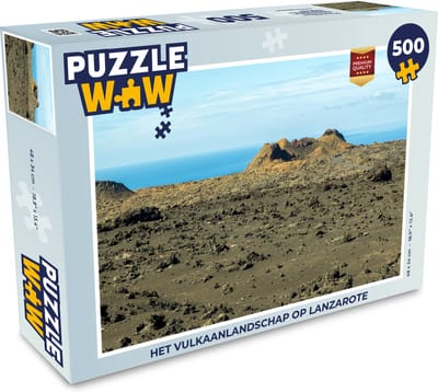 Puzzel Het vulkaanlandschap op Lanzarote - Legpuzzel - Puzzel 500 stukjes