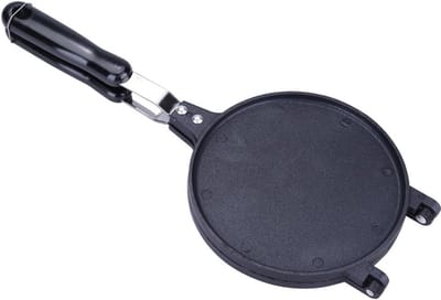 Wafelijzer - Bakvorm - Lekkere Wafels Maken - Antiaanbaklaag - 38.5 cm - Zwart