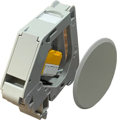 DINTEK - DIN Rail Module - met 2 side covers - geschikt voor keystones - 1303-01002