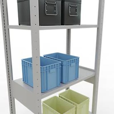 SCHULTE Lagertechnik - Stapelvoet met lengtevergrendeling - 2500x750x400 mm, type 150 kg