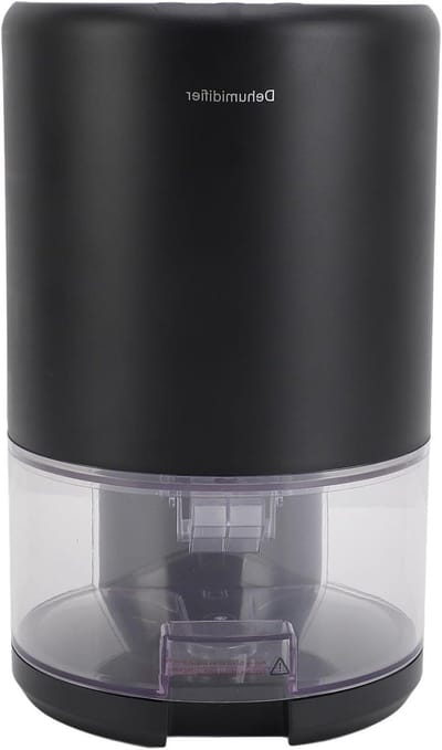 Luchtontvochtiger - Vochtvreter - Comfortabel Wonen - Automatische Uitschakeling - 1L Watertank - Zwart