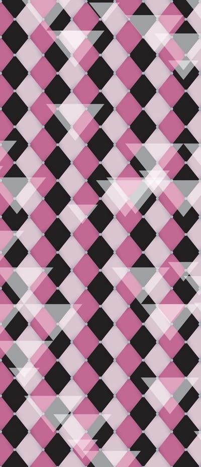 Modern Abstract Diamond Photo Wallcovering
