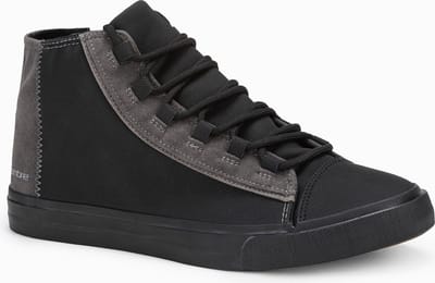 Hoge heren sportschoenen T343 - zwart