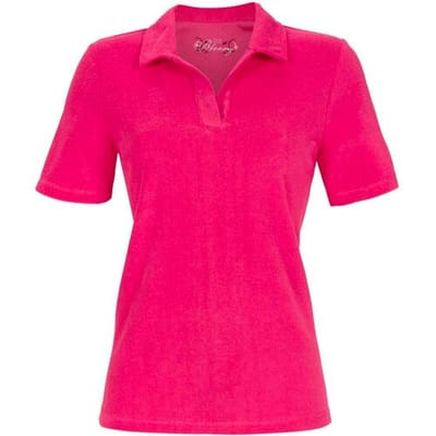 Ringella Badstoffen pyjamashirt fuchsia Rood vrouw 42