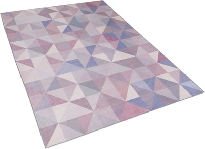 KARTEPE - Laagpolig vloerkleed - Lichtgrijs - 80 x 150 cm - Polyester