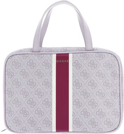 GUESS Cosmetische tas Travel Case Dove Logo Roze