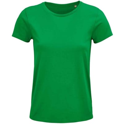 SOLS Dames/dames Crusader Organisch T-shirt (Kelly Groen)