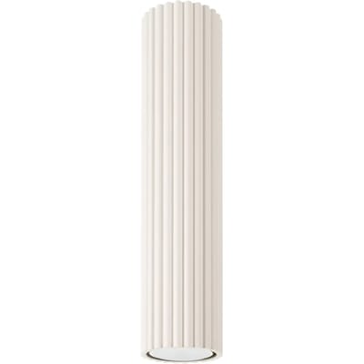 Sollux Lighting Plafondlamp Karbon - GU10 - beige - aluminium - 30x6.5x6.5cm
