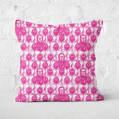 Squid Game Presenting The Games Square Cushion - 40x40cm - Soft Touch