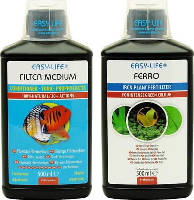 Easy-Life - Filter Medium - Waterverbeteraar + Easy-Life - Ferro - Ijzertoevoeging - 2x 500ml