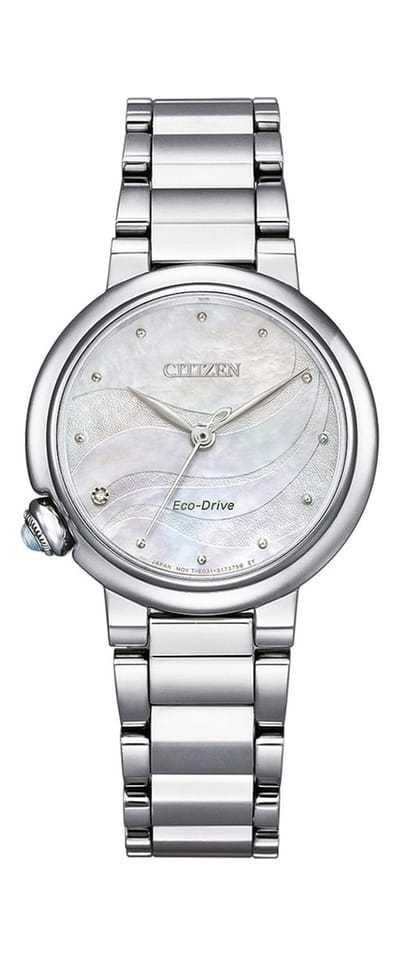 Citizen EM0910-80D Horloge - Staal - Zilverkleurig - Ø 30 mm