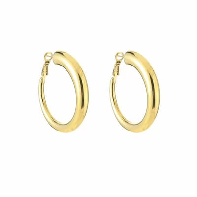 Bijoutheek Oorringen Spiral Goud