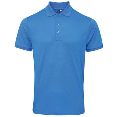 Premier Heren Coolchecker Plus Piqu Polo Shirt (Saffierblauw)