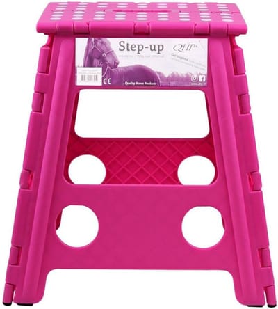 Inklapbaar Voetenbankje Kruk 39cm - Stevig Plastic Voor Paardenverzorging en Huishoudelijk Gebruik