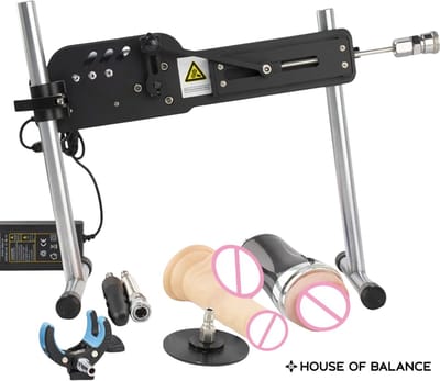HOB Sex Machine - incl. Toys - Fuck Machine - Met Afstandsbediening - In Hoogte Verstelbaar - Stotende Dildo - Voor Mannen en Vrouwen - Neukmachine