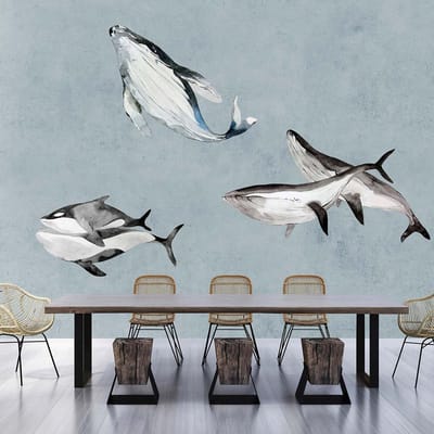 Fotobehang oceansfive2 DD122012 Livingwalls Walls by Patel 3 Blauw Wit Vlies 270 x 500 cm (5 delen) Goedkoop fotobehang