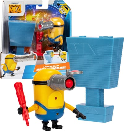 Despicable Me 4 - Launch & Blast Mega Minion Mel - Actiefiguur