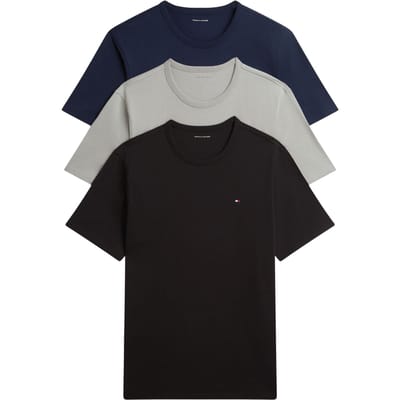 Tommy Hilfiger SS Shirt Heren (3-pack)
