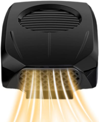Auto Ontdooier - Ruitontruimer Verwarming - Snel Autoruiten Ontdooien - 2-in-1 Verwarming Koeling - Compact Ontwerp - Zwart