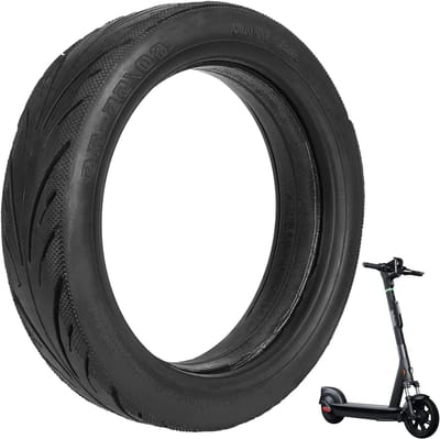 Solid banden 60/55-7.5 - 10 inch rubber - lek- en explosievrij - ideaal voor Ninebot S90L - ShopVlot